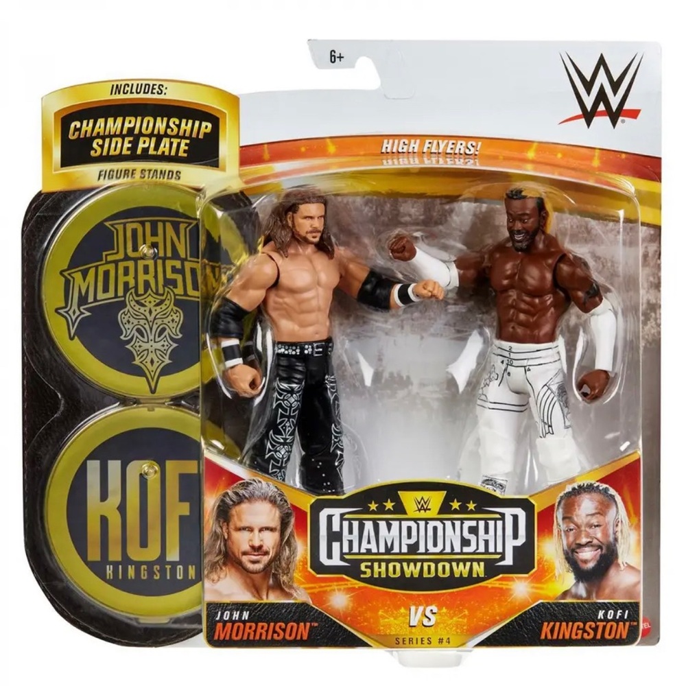 WWE JOHN MORRISON KOFI KINGSTON FIGURES